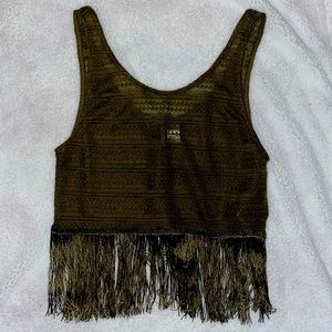 H&M Fringe Tank XS